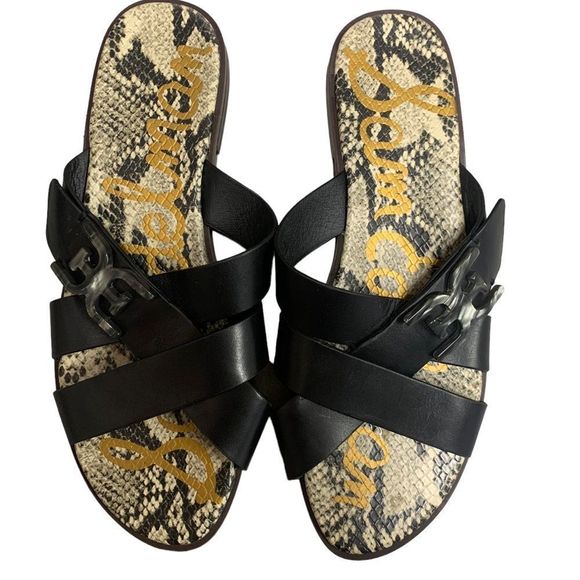 Sam Edelman Shoes - Sam Edelman Black Strappy Ezra Sandals | Size 9